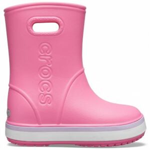 holínky Crocs Crocsband Rain Boot - Pink lemonade/Lavender Velikost boty (EU): 30, Vnitřní délka boty: 185, Vnitřní šířka boty: 75
