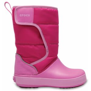 sněhule Crocs Lodgepoint Snow boot - Candy Pink/party pink Velikost boty (EU): 24, Vnitřní délka boty: 150, Vnitřní šířka boty: 65