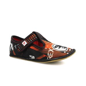 EF Barefoot bačkory Ef Rex Black klasik Velikost boty (EU): 24, Vnitřní délka boty: 150, Vnitřní šířka boty: 59