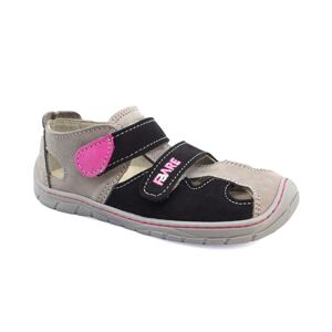 sandály Fare 5261252 černo-růžové (bare) Velikost boty (EU): 31