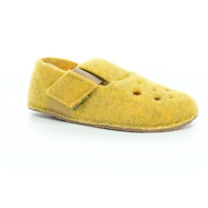 bačkory Pegres BF04 žlutá filcové Velikost boty (EU): 31, Vnitřní délka boty: 200, Vnitřní šířka boty: 78