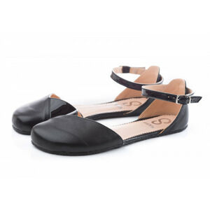 Shapen Poppy II Black barefoot lodičky Velikost boty (EU): 40, Vnitřní délka boty: 267, Vnitřní šířka boty: 90
