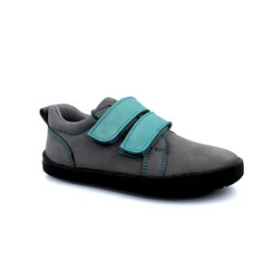 boty EF Barefoot Darryl Grey Turquoise Velikost boty (EU): 32, Vnitřní délka boty: 210, Vnitřní šířka boty: 79