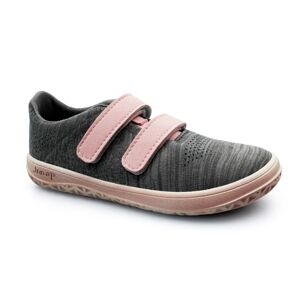 tenisky Jonap Knitt 3D světle šedo-růžové mel. Velikost boty (EU): 24, Vnitřní délka boty: 159, Vnitřní šířka boty: 68