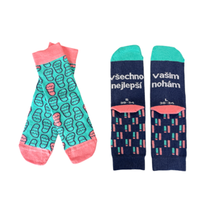 VoXX Ponožky Little Shoes - Girls, 2 páry Velikost ponožek: 20-24 EU