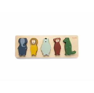dřevěné puzzle Trixie - tvary zvířat