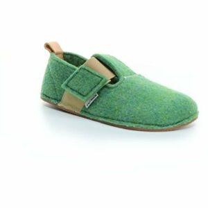 bačkory Pegres BF05U zelené filcové Velikost boty (EU): 25, Vnitřní délka boty: 160, Vnitřní šířka boty: 68