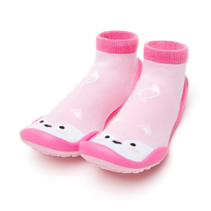 ponožkoboty Komuello Cute Fox Pink Velikost boty (EU): 29.5, Vnitřní délka boty: 175, Vnitřní šířka boty: 70