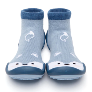 ponožkoboty Komuello Cute Fox Blue Velikost boty (EU): 28, Vnitřní délka boty: 165, Vnitřní šířka boty: 66
