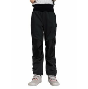 dětské softshellové kalhoty s fleecem Unuo Flexi černá Velikost boty (EU): 116/122