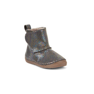 Froddo Grey/Silver G2160077-11  (Flexible, s kožešinou) zimní barefoot boty Velikost boty (EU): 24, Vnitřní délka boty: 153, Vnitřní šířka boty: 66