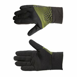 dětské zimní rukavice Progress Coolio Gloves černá/limetka Velikost boty (EU): 9-10