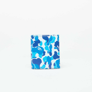 A BATHING APE ABC Camo Mini Wallet Blue