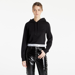 Calvin Klein Jeans Contrast Tape Milano Hoodie Ck Black