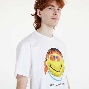 MARKET Smiley Don'T Happy, Be Worry T-Shirt White