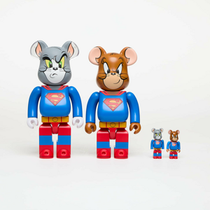 Medicom Toy BE@RBRICK Tom & Jerry As Superman 100% & 400% Set