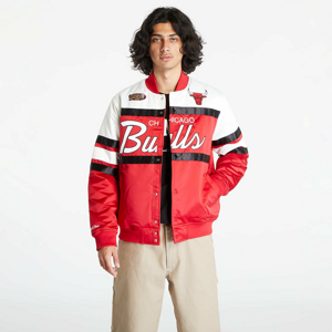 Mitchell & Ness Chicago Bulls Special Script Heavyweight Satin Jacket Red